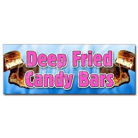 Signmission DEEP FRIED CANDY BARS DECAL sticker fresh homemade fryed stick candybars D-36 Deep Fried Candy Bars